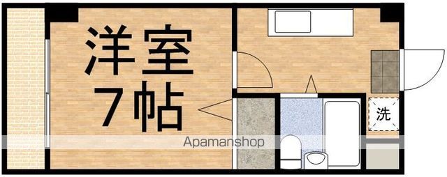 国立市北のマンションの間取り