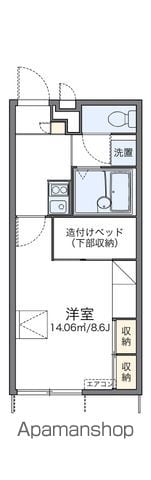 レオパレスマメーズ柴の間取り写真
