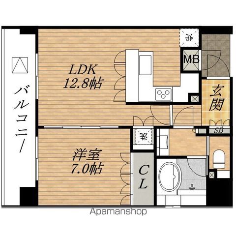 リーガル岡崎橋の間取り写真