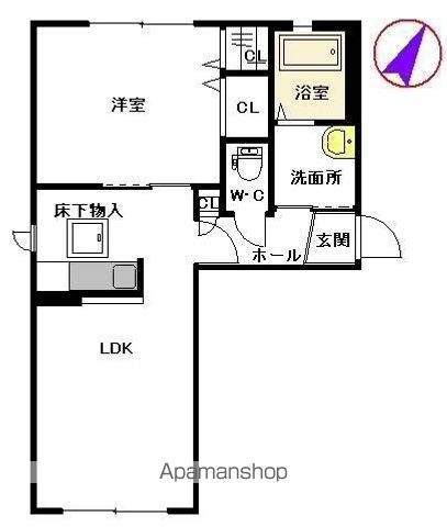 花みずき弐番館の間取り写真