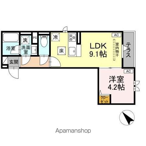 セレスティア徳丸 B棟の間取り写真