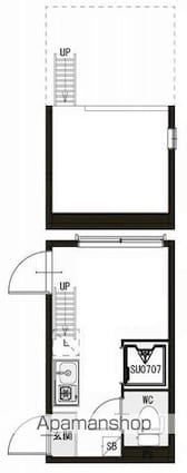 Ｌｉｓｏｒａ[1R/9.75m2]の間取図