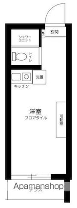 メゾン・ド・ペルシュ[1R/15.5m2]の間取図