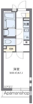 クレイノ西川口[1K/21.11m2]の間取図