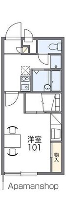 レオパレスマツナミ[1K/22.7m2]の間取図