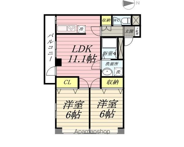 アメニティプレイスの間取り写真