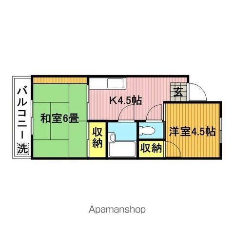 陽光台ハイツの間取り写真