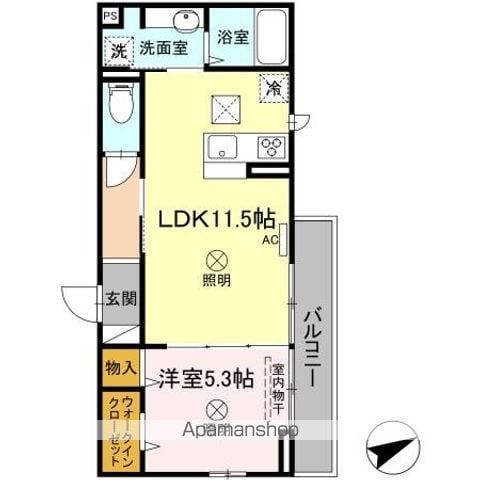 クレシアコートの間取り写真