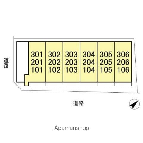 クレール・シャンブル 206 ｜ 千葉県千葉市中央区椿森１丁目10-1（賃貸アパート1DK・2階・34.36㎡） その18