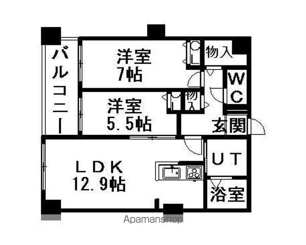エナコート南円山の間取り写真