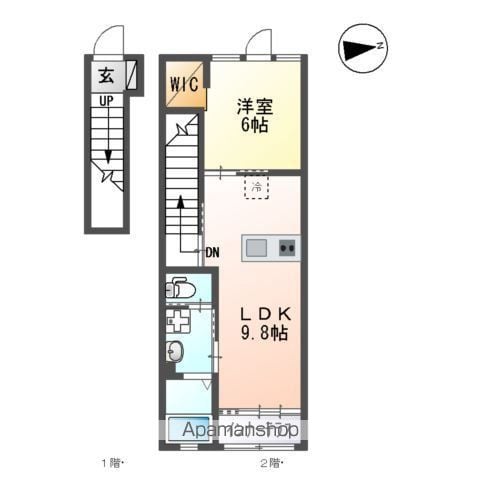 エルアージュの間取り写真