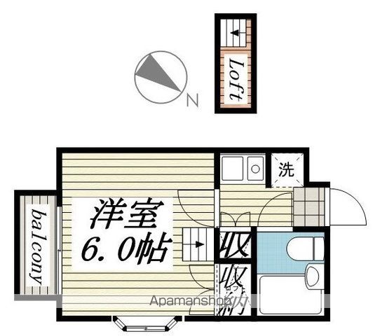 【ジュネパレス新松戸第５８の間取り】