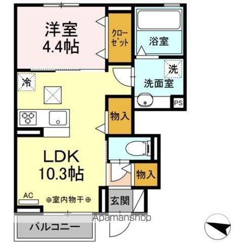 レオンハウスの間取り写真