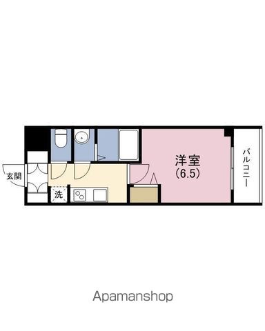 プレサンス谷町九丁目ディセオの間取り写真