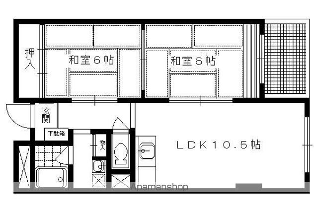 シルベーヌ北山の間取り写真