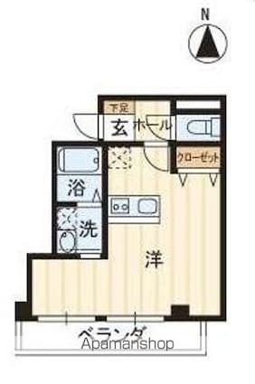 ファミール宮内[1K/30m2]の間取図