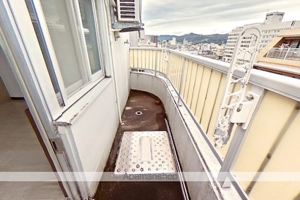 リヴィエラ大川筋[1R/20m2]のバルコニー