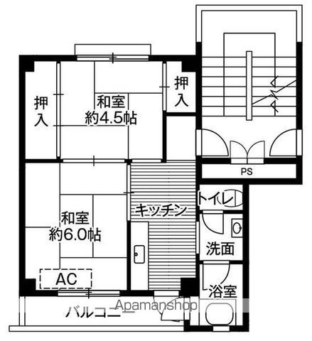 ビレッジハウス浜岡1号棟の間取り写真