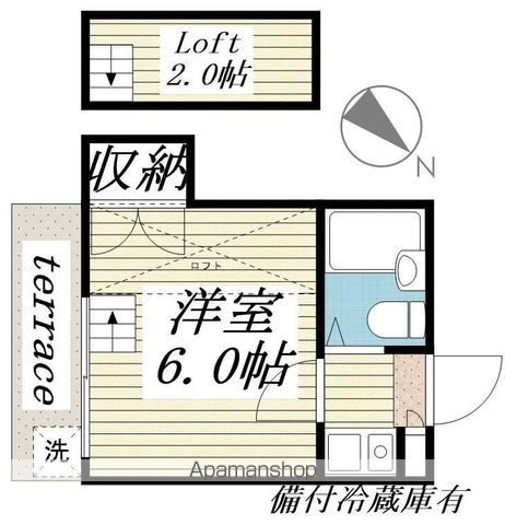 レオパレス北柏第６の間取り