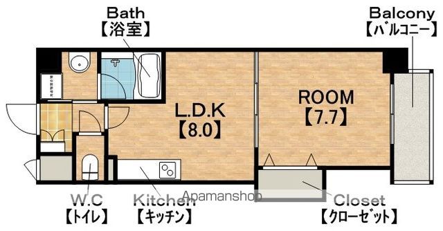 パレ阪栄橋の間取り写真