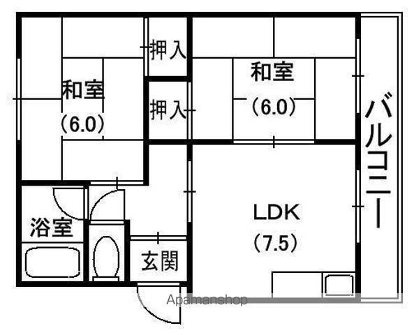 第1林マンションの間取り写真
