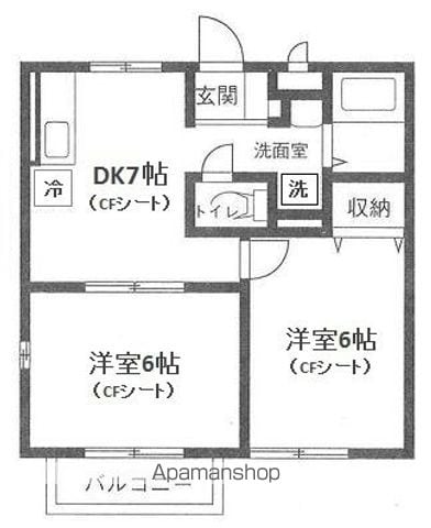 STコーポの間取り写真