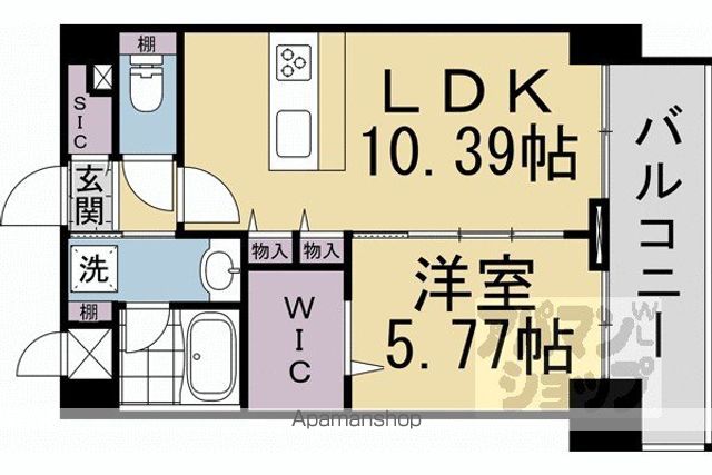 VIENTO京都駅の間取り写真