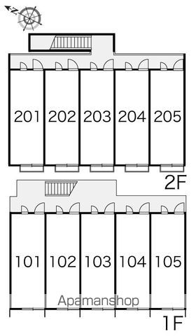 レオパレス野川パークサイド 203 ｜ 東京都三鷹市大沢２丁目15-15（賃貸アパート1K・2階・19.87㎡） その11