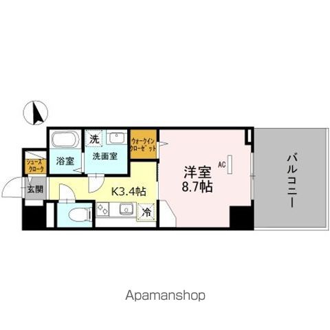 大阪市東成区大今里西のマンションの間取り