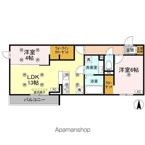 クランツ古川西 A棟の間取り写真