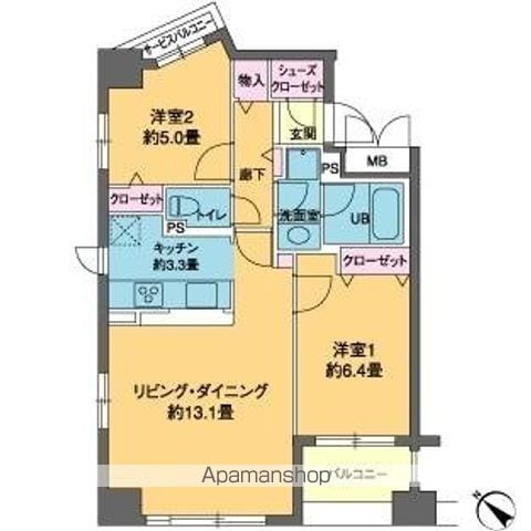 カスタリア茅場町の間取り写真