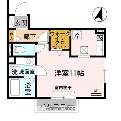和歌山県和歌山市太田[1R/30.56m2]の間取図