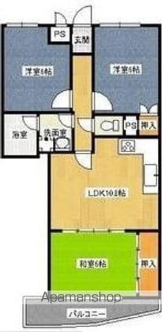 クレールTSUDAの間取り写真
