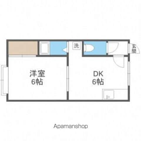 カレッジハウス66の間取り写真