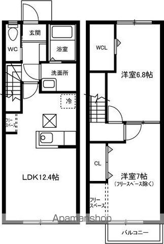 MAISONETTEPARK 森西Cの間取り写真