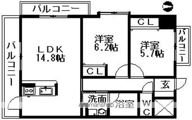SーFORT西郊通の間取り写真