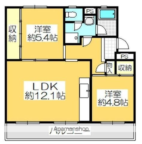 ヴィラナリー屋島の間取り写真