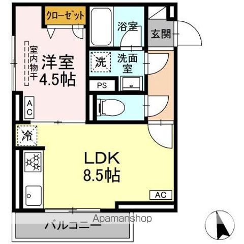 セレスティア羽沢 B棟の間取り写真