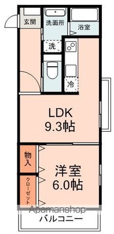 パールコート中田の間取り写真