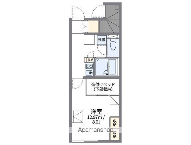 レオパレス川部の間取り写真