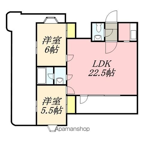 メゾンドブーケパークの間取り写真