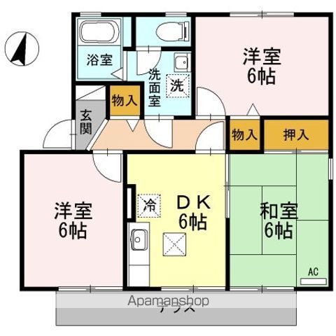 メゾンクレールの間取り写真