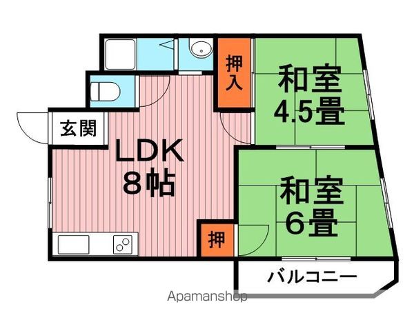 山ノ上ハイツの間取り写真