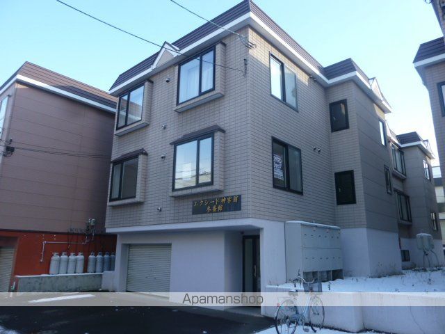 エクシード神宮前参番館の外観写真