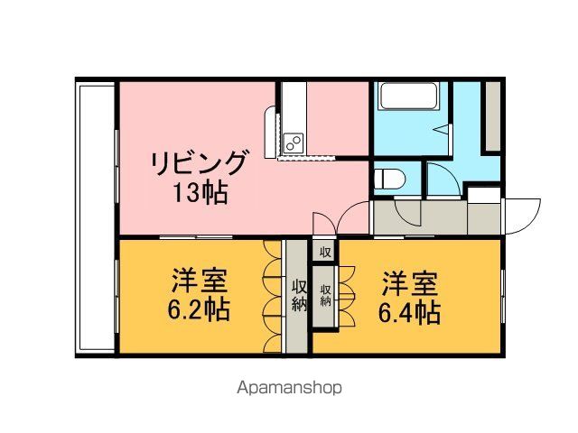 フォルティア横尾の間取り写真