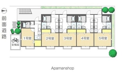 東京都足立区谷中５丁目[1K/20.1m2]の共用部2