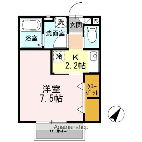 メゾン中百舌鳥Ⅱの間取り