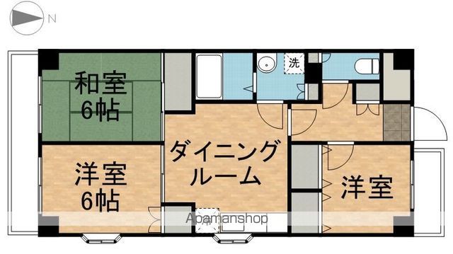 【立川市曙町のマンションの間取り】