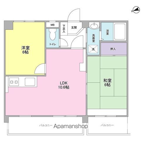 サンフォレスト高井戸の間取り