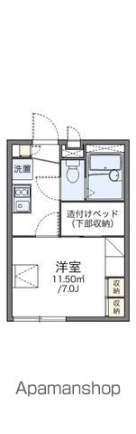 レオパレスプルメリア21の間取り写真